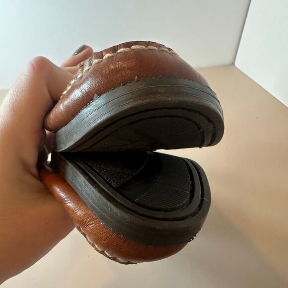 Decoys by Auditions Leather Slip On Loafers Flats 10.5 10.5N Women's Camel Brown - Picture 9 of 12